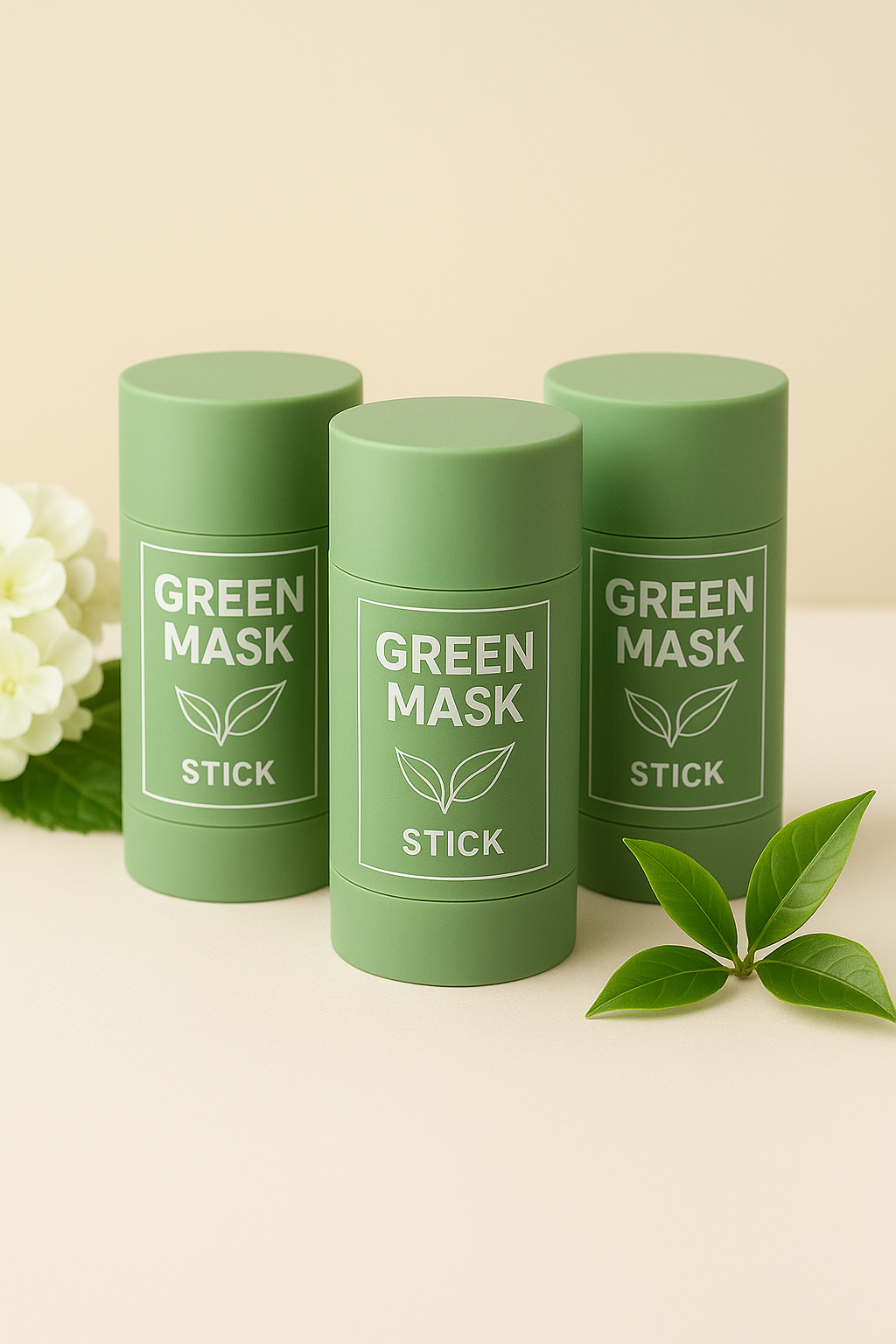 Mascarilla Verde - Crema para eliminar puntos negros y mascarilla de limpieza facial