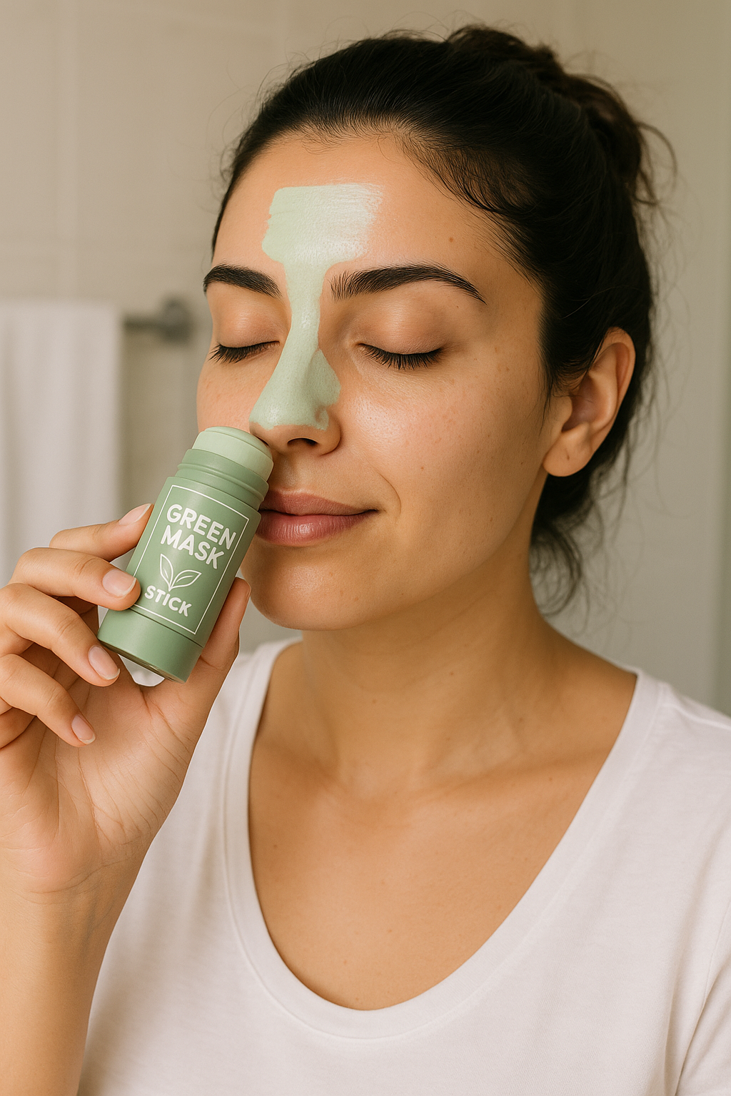 Mascarilla Verde - Crema para eliminar puntos negros y mascarilla de limpieza facial