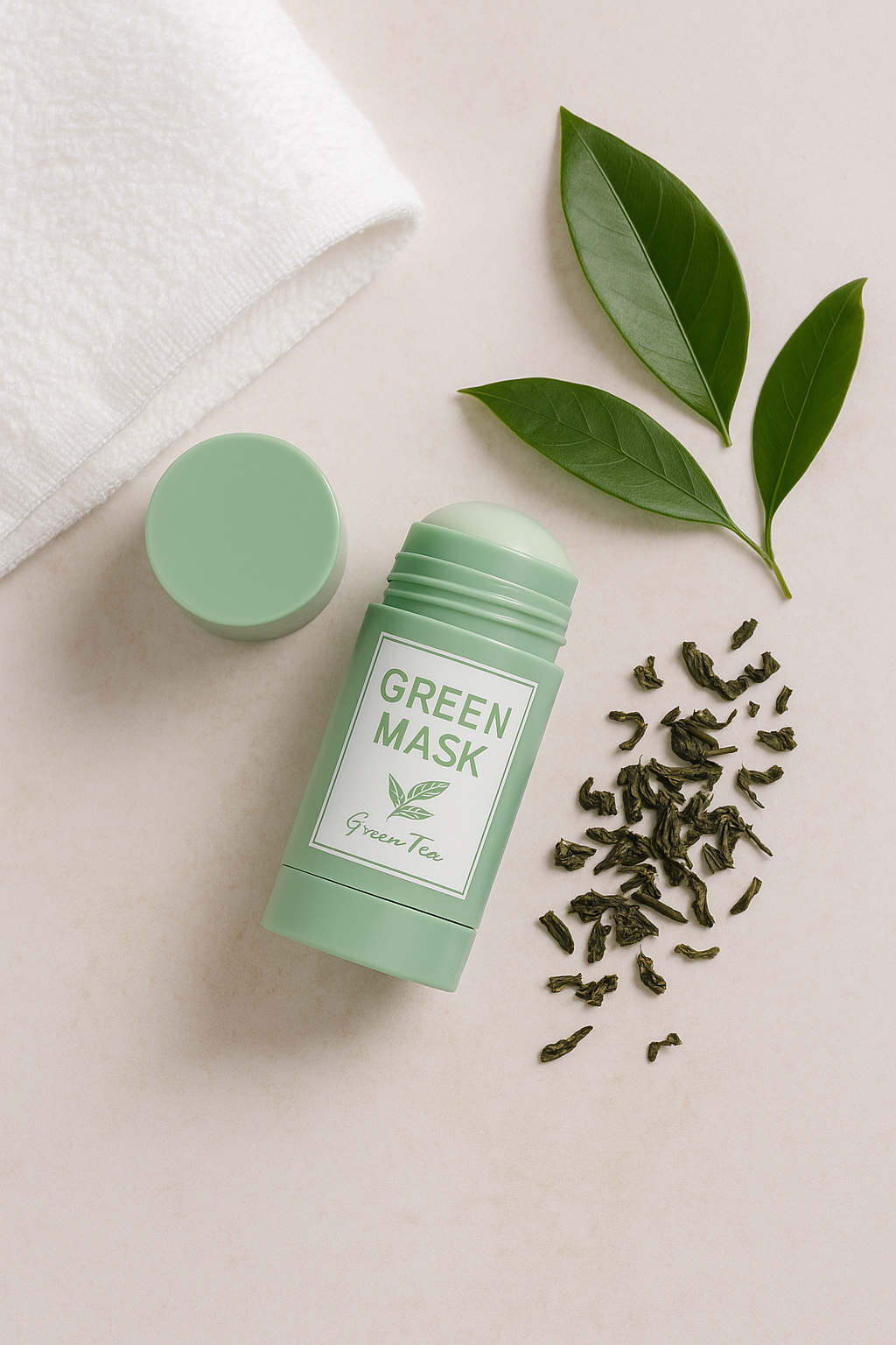 Mascarilla Verde - Crema para eliminar puntos negros y mascarilla de limpieza facial